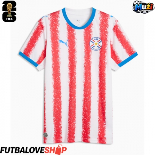 Dres Paraguaj Domáci MS 2026 Krátky Rukáv
